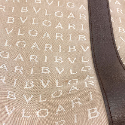 BVLGARI Logo mania Tote Bag Canvas Ladies [Used]