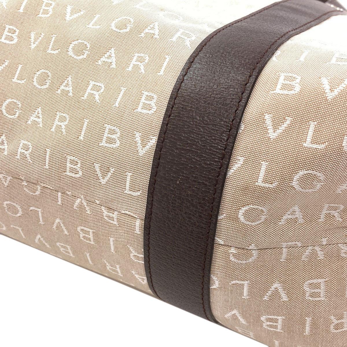 BVLGARI Logo mania Tote Bag Canvas Ladies [Used]