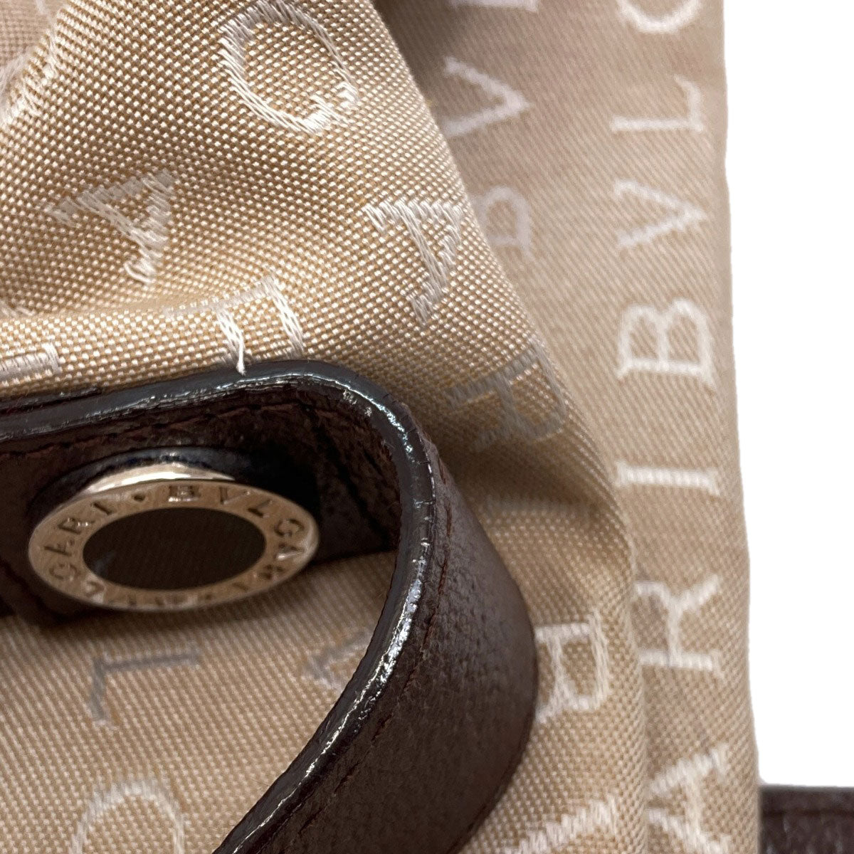 BVLGARI Logo mania Tote Bag Canvas Ladies [Used]