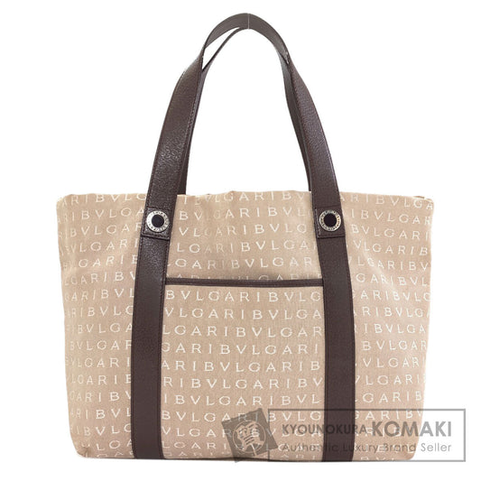 BVLGARI Logo mania Tote Bag Canvas Ladies [Used]
