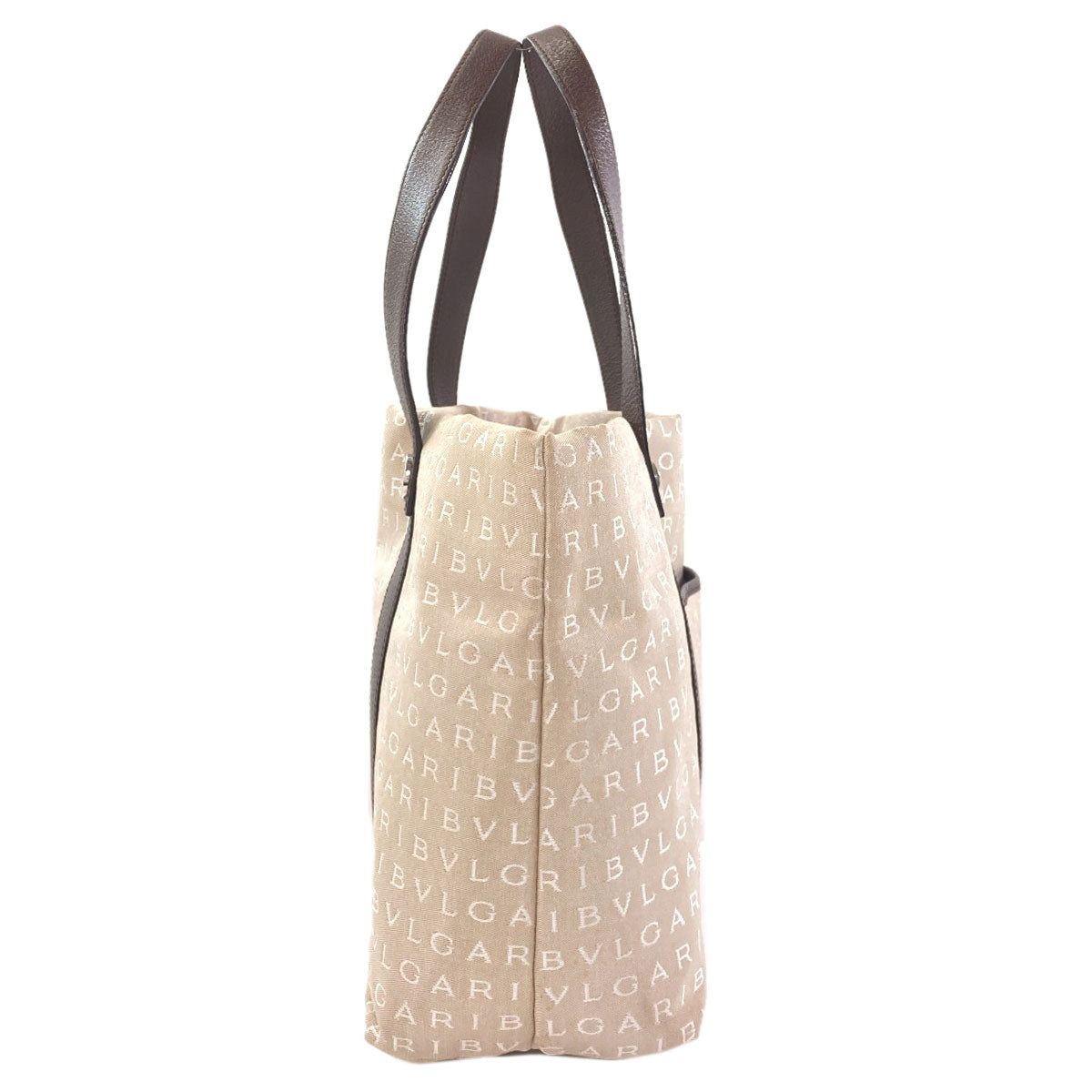 BVLGARI Logo mania Tote Bag Canvas Ladies [Used]