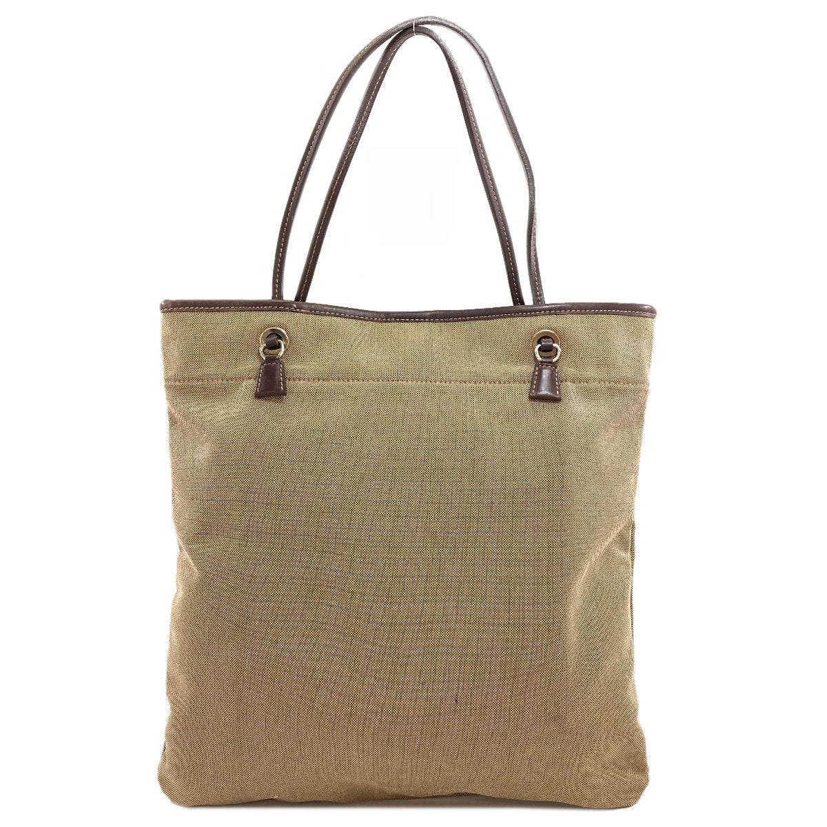 PRADA Logo jacquard Tote Bag Canvas Ladies [Used]