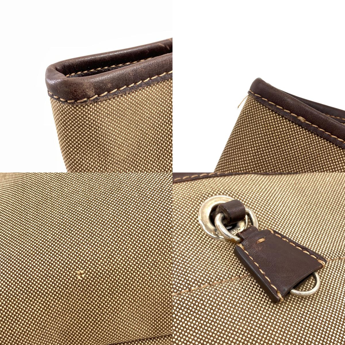 PRADA Logo jacquard Tote Bag Canvas Ladies [Used]