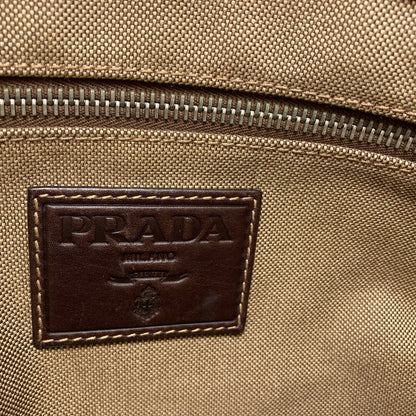 PRADA Logo jacquard Tote Bag Canvas Ladies [Used]