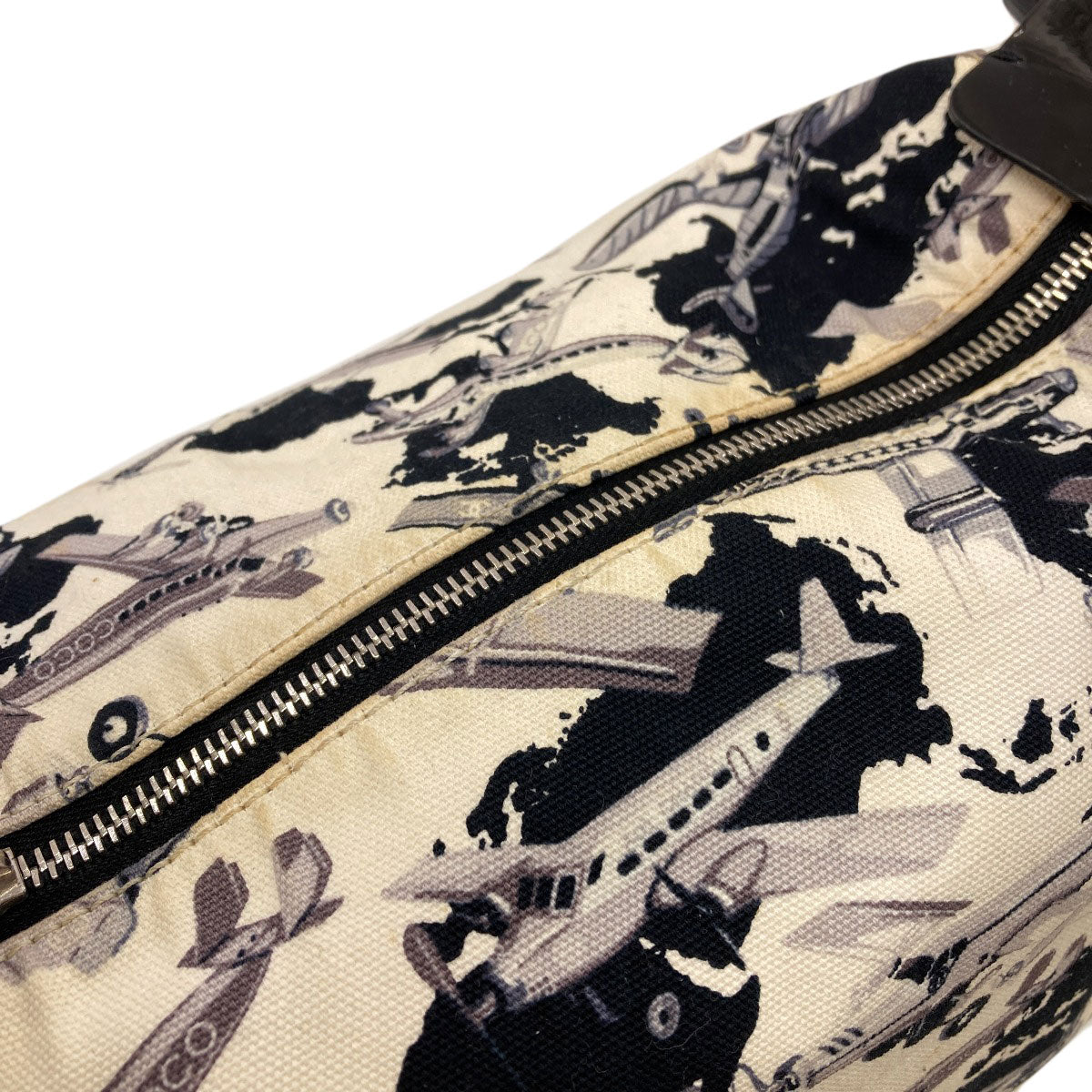 CHANEL Airline airplane pattern Handbag Canvas Ladies [Used]