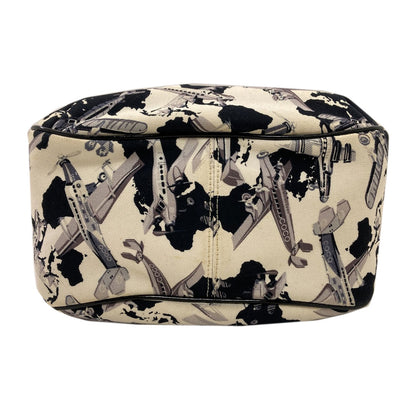 CHANEL Airline airplane pattern Handbag Canvas Ladies [Used]