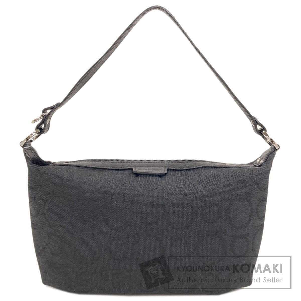 Salvatore Ferragamo Gancinipattern Handbag Canvas Ladies [Used]