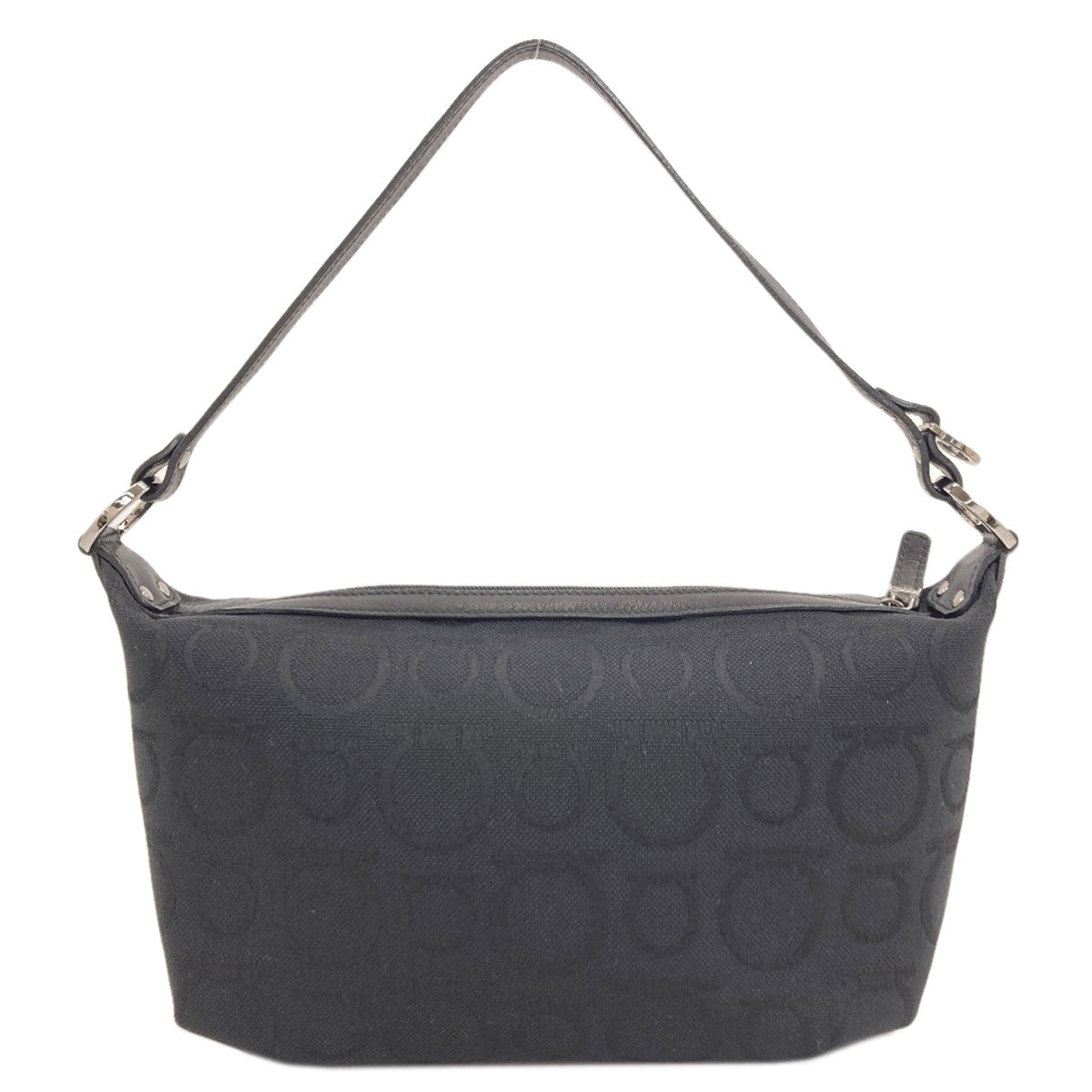 Salvatore Ferragamo Gancinipattern Handbag Canvas Ladies [Used]