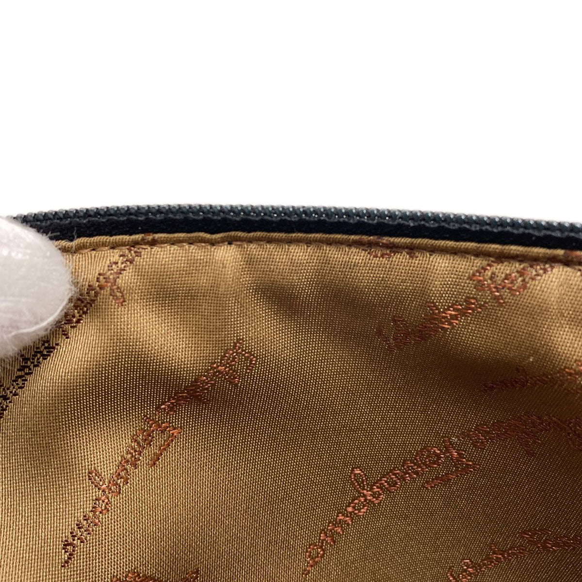 Salvatore Ferragamo Gancinipattern Handbag Canvas Ladies [Used]