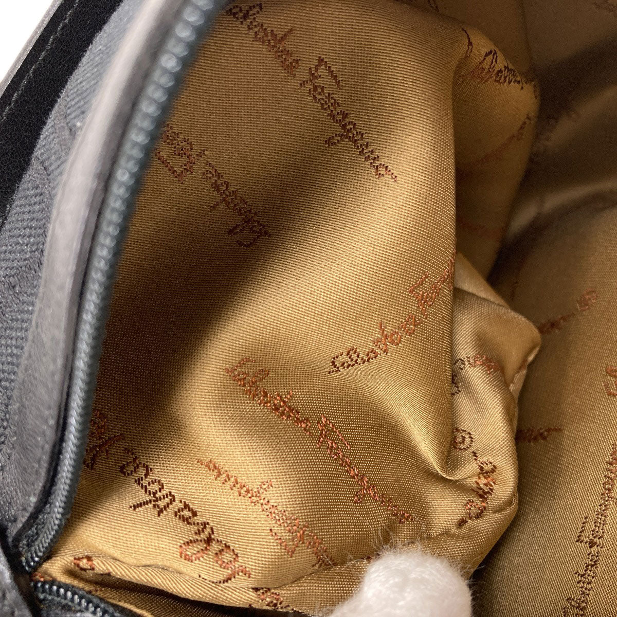 Salvatore Ferragamo Gancinipattern Handbag Canvas Ladies [Used]