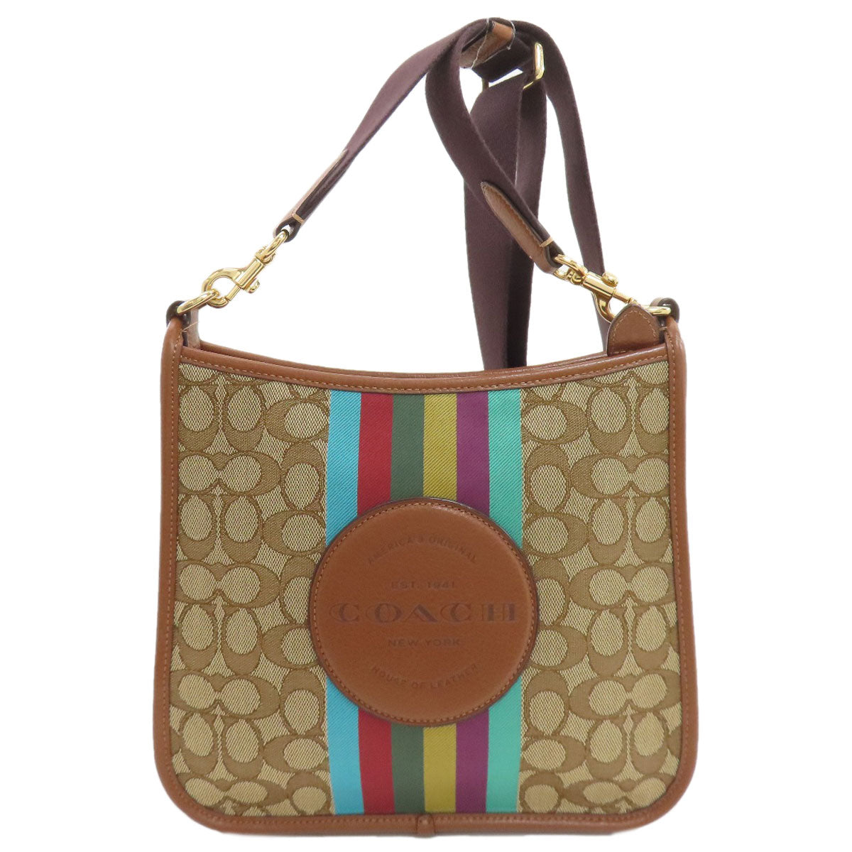 COACH CC144 Signature Shoulder Bag Canvas Ladies [Used]