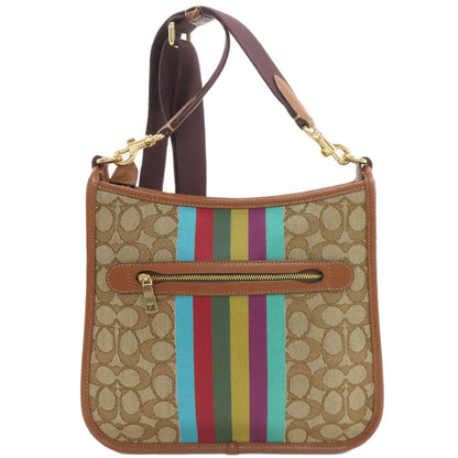 COACH CC144 Signature Shoulder Bag Canvas Ladies [Used]