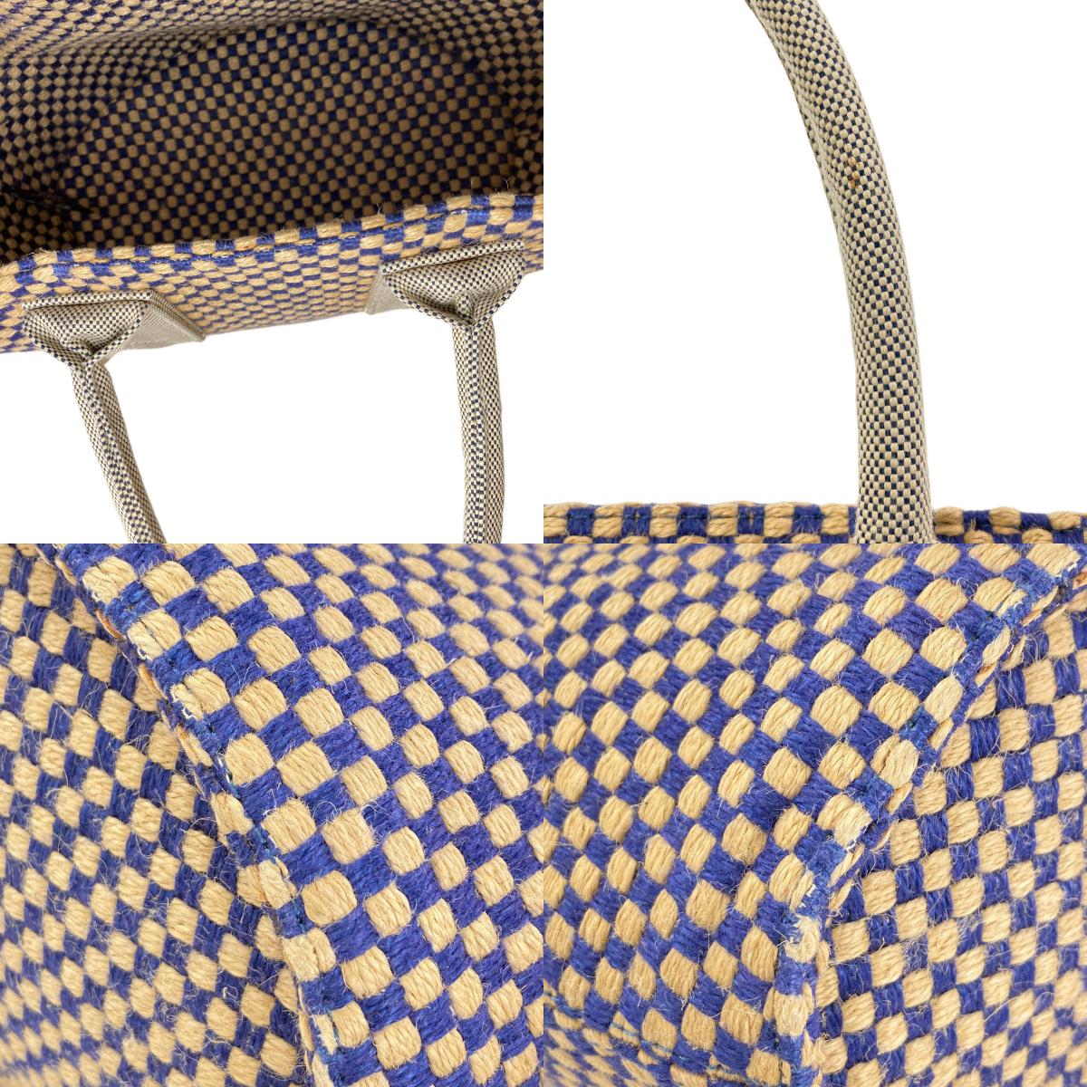 HERMES Pannier bus Handbag linen Ladies [Used]