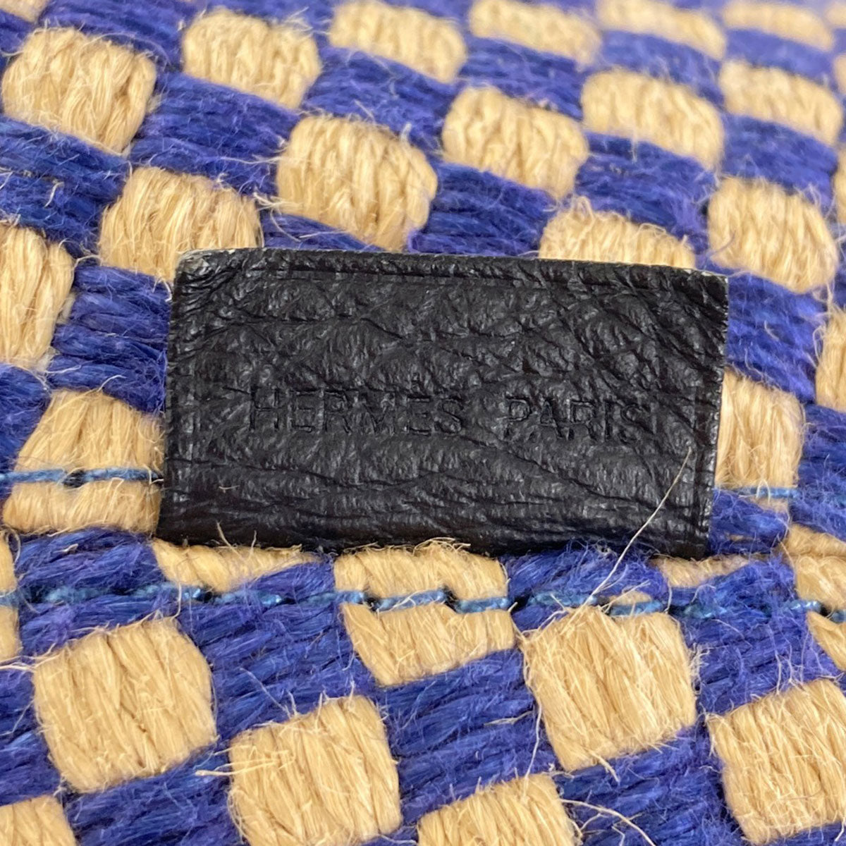 HERMES Pannier bus Handbag linen Ladies [Used]