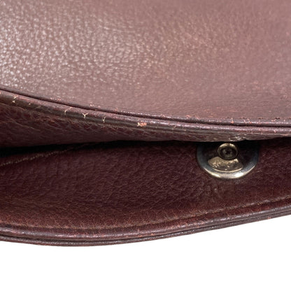 LOEWE anagram Shoulder Bag Leather Ladies [Used]