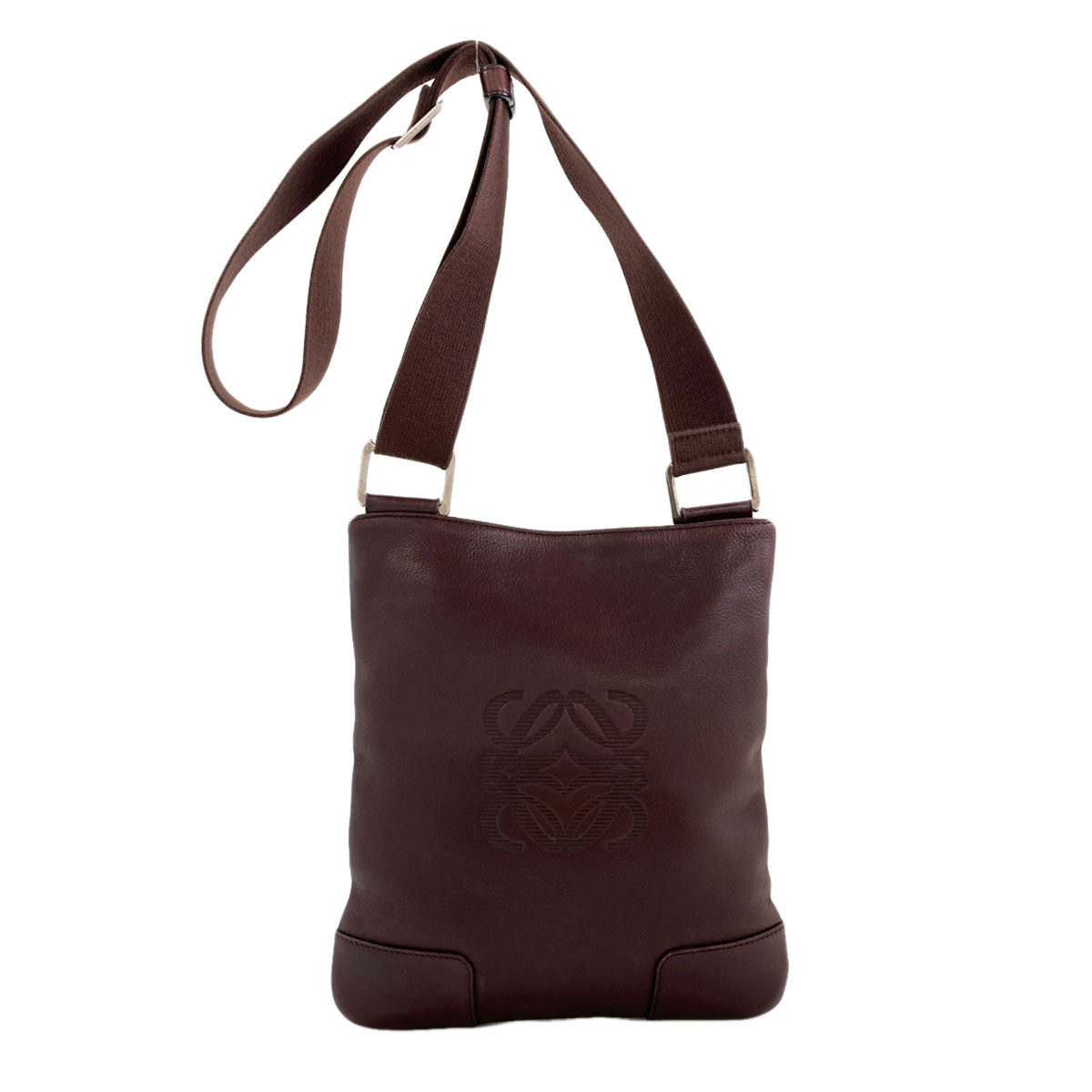 LOEWE anagram Shoulder Bag Leather Ladies [Used]