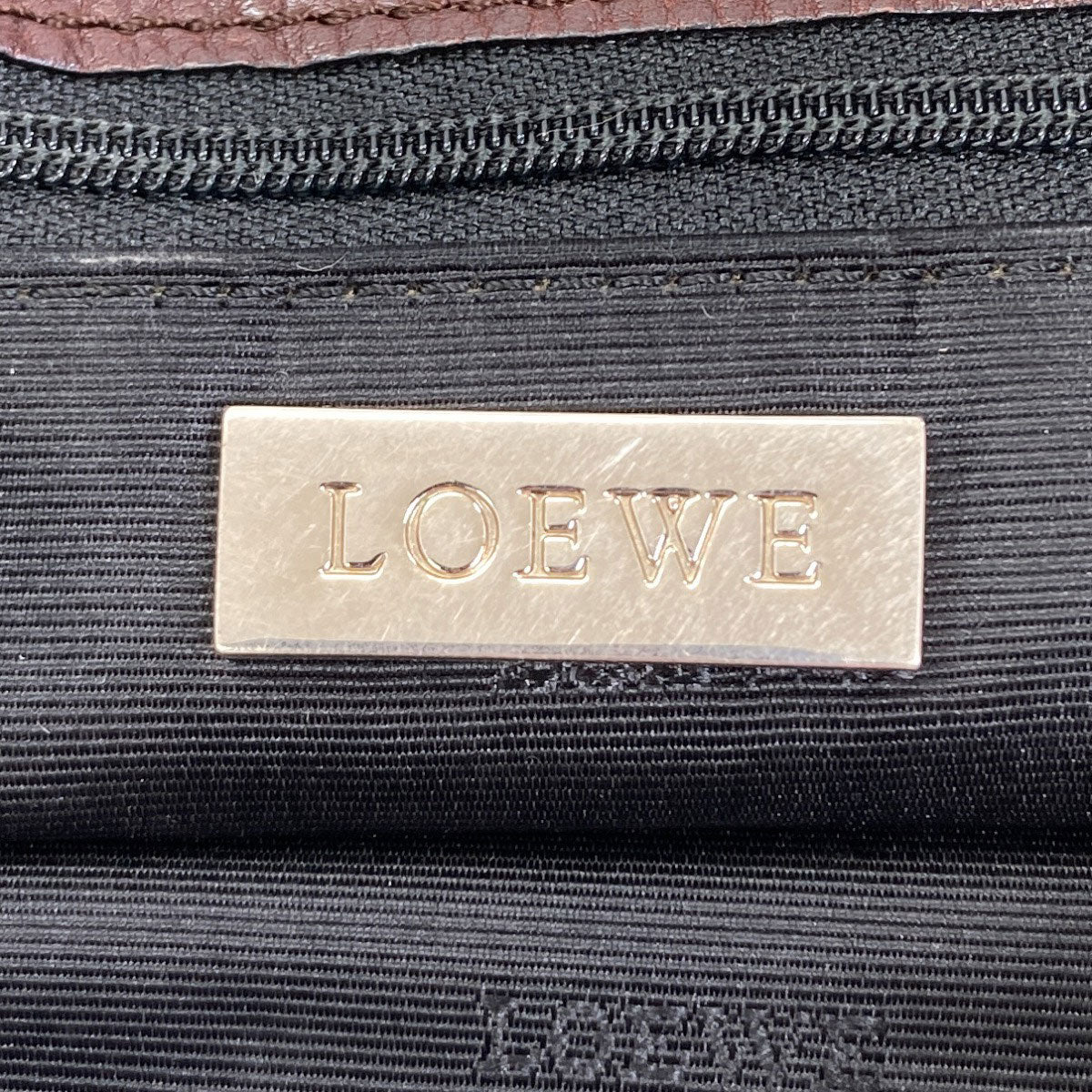 LOEWE anagram Shoulder Bag Leather Ladies [Used]