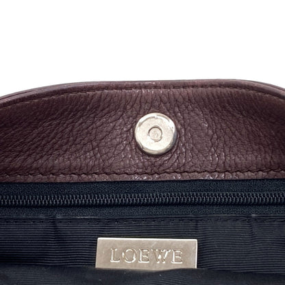 LOEWE anagram Shoulder Bag Leather Ladies [Used]