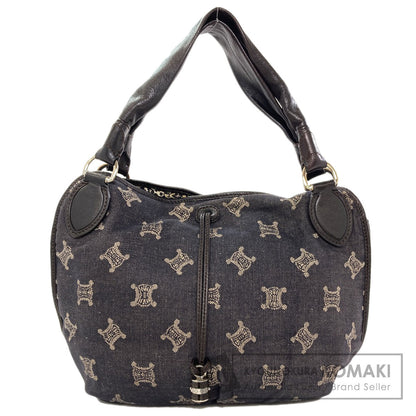 CELINE Macadam pattern Handbag Denim Ladies [Used]