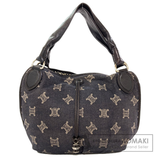 CELINE Macadam pattern Handbag Denim Ladies [Used]