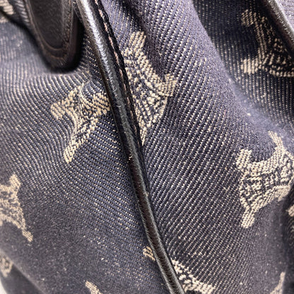 CELINE Macadam pattern Handbag Denim Ladies [Used]