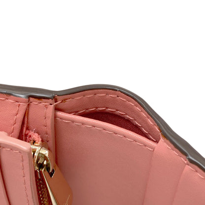 Salvatore Ferragamo Vara ribbon Bifold Wallet with Coin Pocket Leather Ladies [Used]