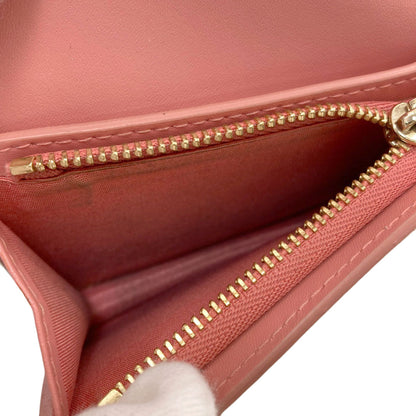 Salvatore Ferragamo Vara ribbon Bifold Wallet with Coin Pocket Leather Ladies [Used]