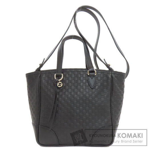GUCCI 449241 Outlet Guccissima Microsima 2WAY Handbag Leather Ladies [Used]