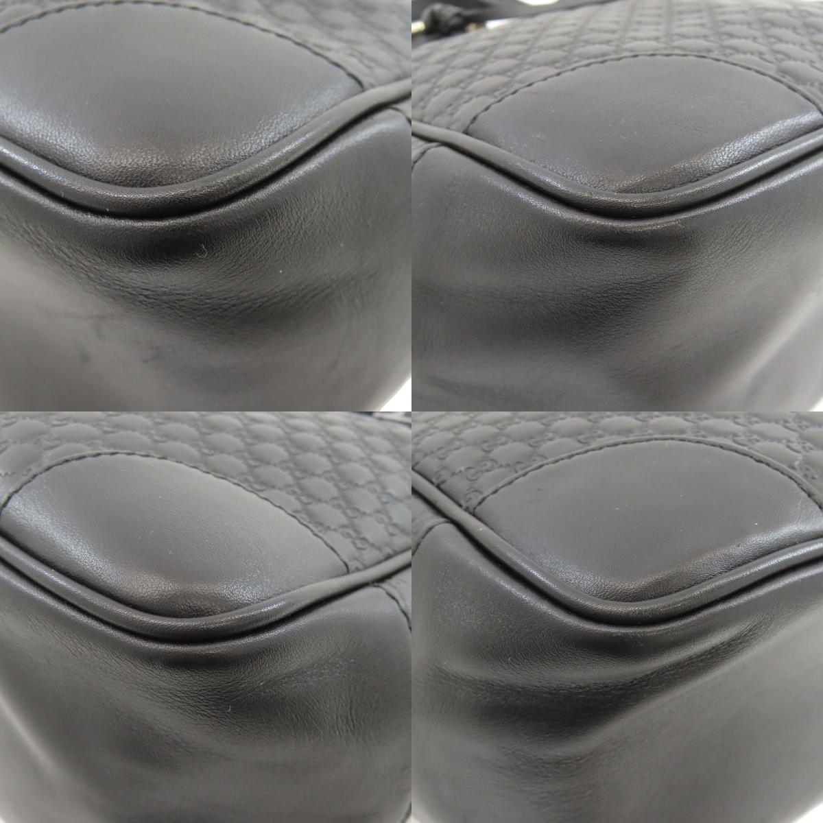 GUCCI 449241 Outlet Guccissima Microsima 2WAY Handbag Leather Ladies [Used]