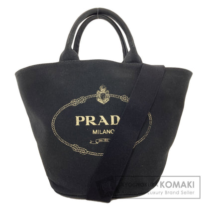 PRADA 1BG163 Canapa 2WAY Tote Bag Canvas Ladies [Used]