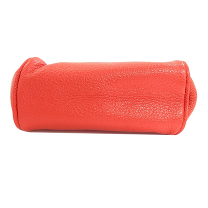 BVLGARI Gamaguchi Accessory pouch Leather Ladies [Used]