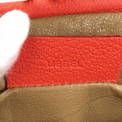 BVLGARI Gamaguchi Accessory pouch Leather Ladies [Used]