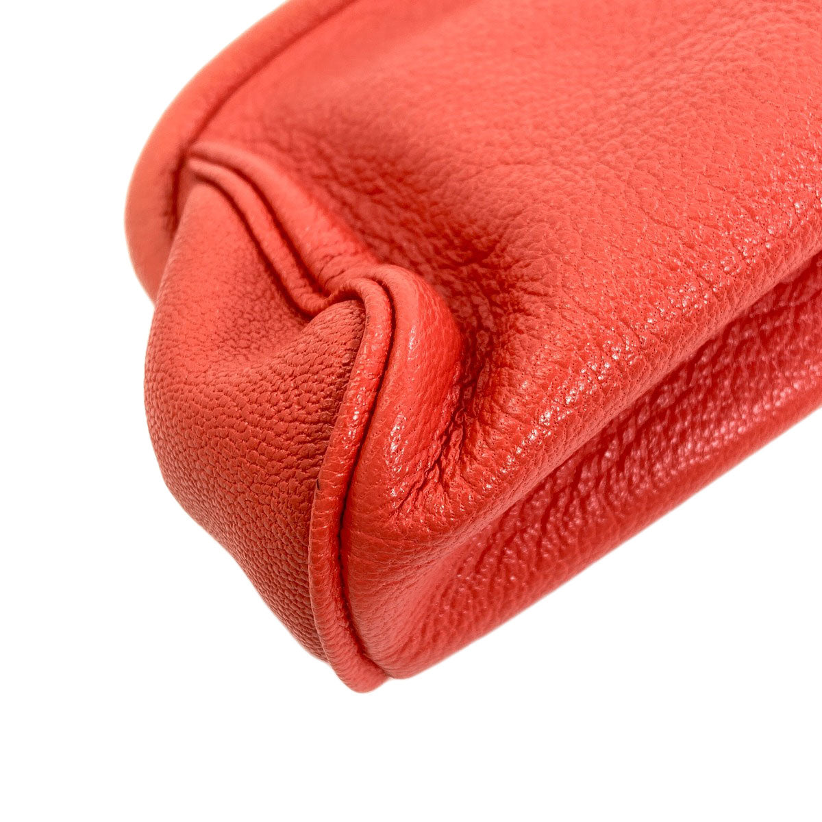 BVLGARI Gamaguchi Accessory pouch Leather Ladies [Used]