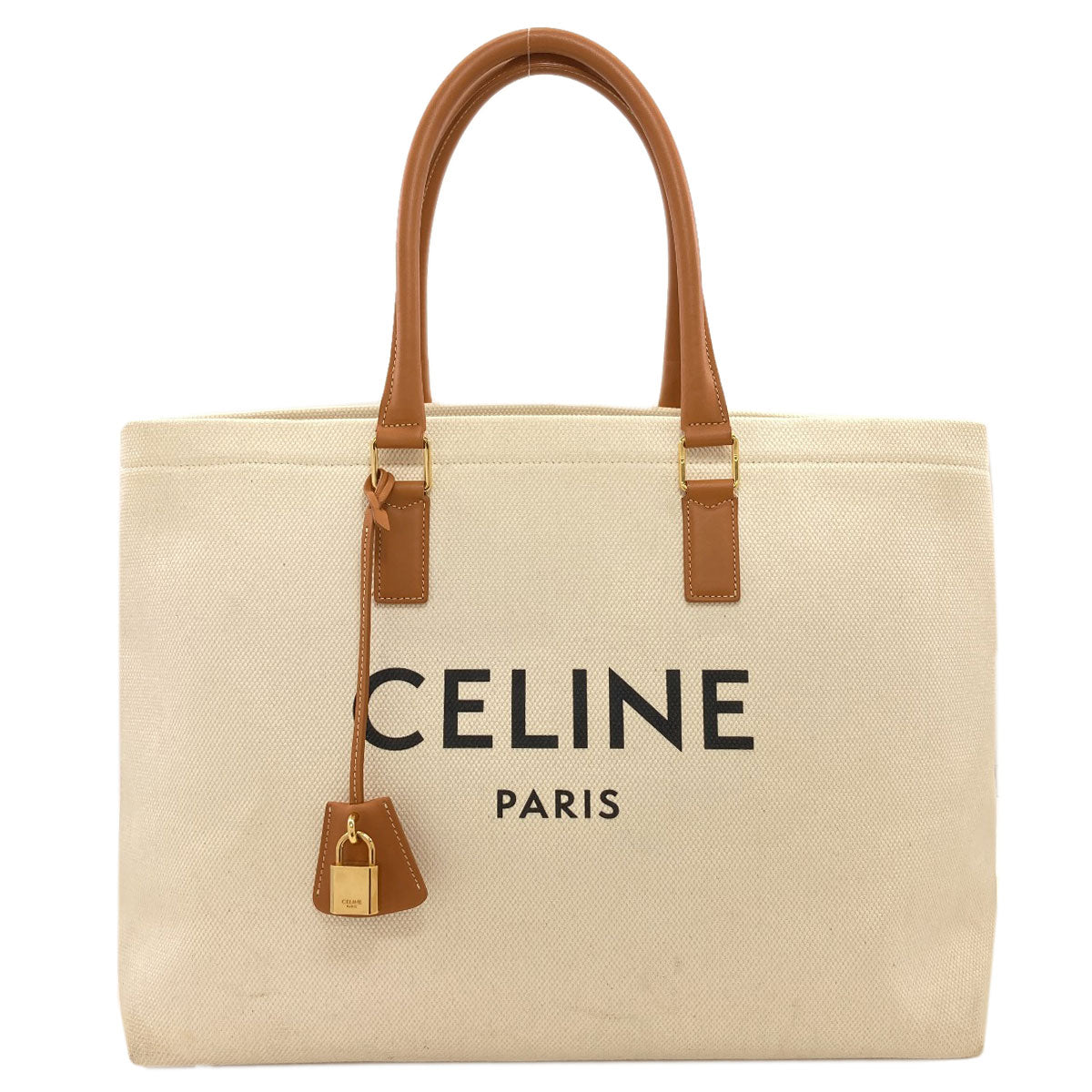 CELINE Horizontal Cabas Tote Bag Canvas Ladies [Used]