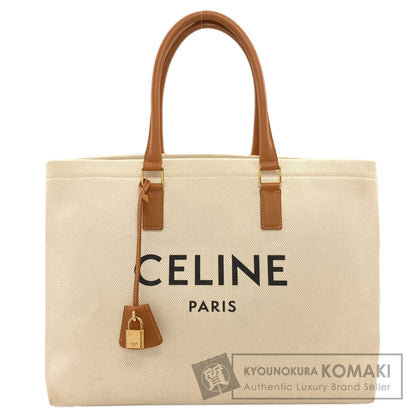 CELINE Horizontal Cabas Tote Bag Canvas Ladies [Used]