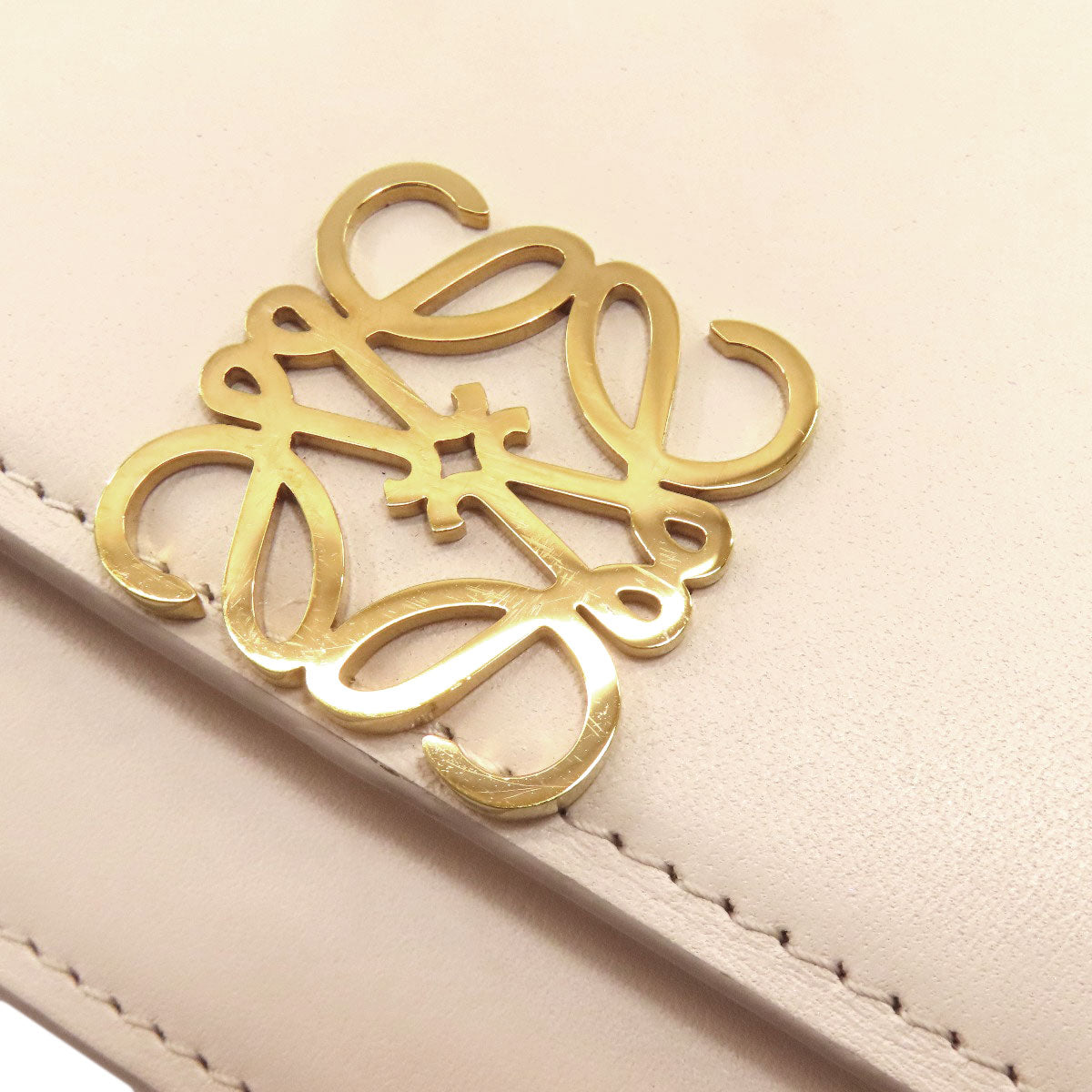 LOEWE Goya Anagram Shoulder Bag Calf Ladies [Used]
