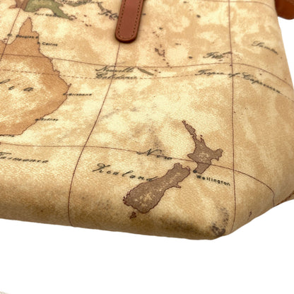 PRIMA CLASSE Map pattern Tote Bag PVC Ladies [Used]
