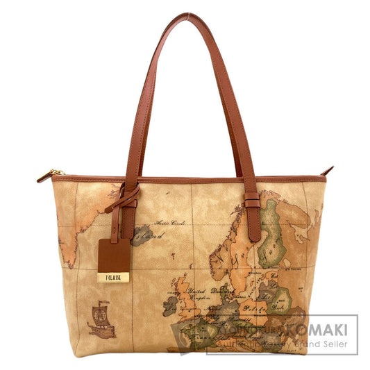 PRIMA CLASSE Map pattern Tote Bag PVC Ladies [Used]