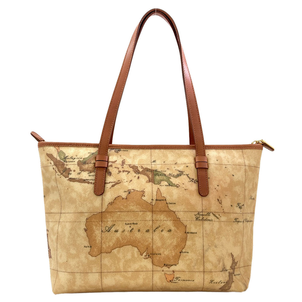 PRIMA CLASSE Map pattern Tote Bag PVC Ladies [Used]