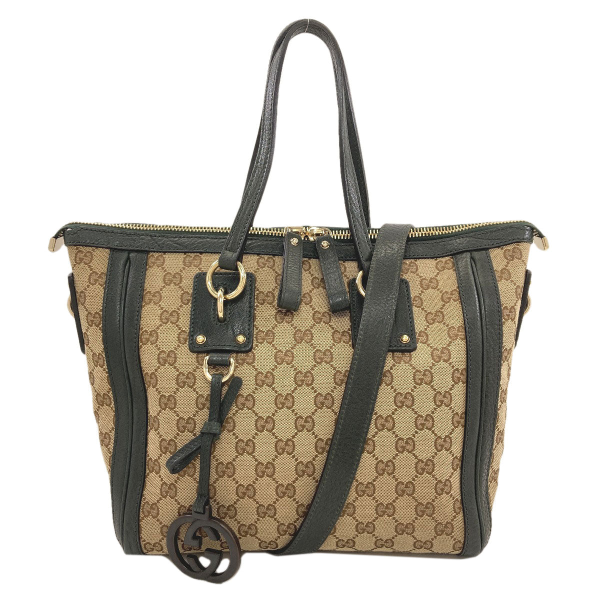 GUCCI 247281 GG canvas 2WAY Handbag Canvas Ladies [Used]