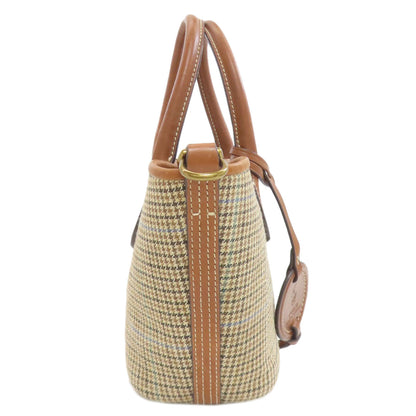 POLO RALPH LAUREN Mini Bellport 2WAY Handbag Canvas LeatherLadies [Used]