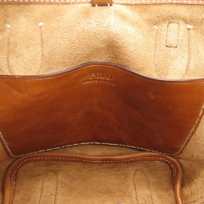 POLO RALPH LAUREN Mini Bellport 2WAY Handbag Canvas LeatherLadies [Used]