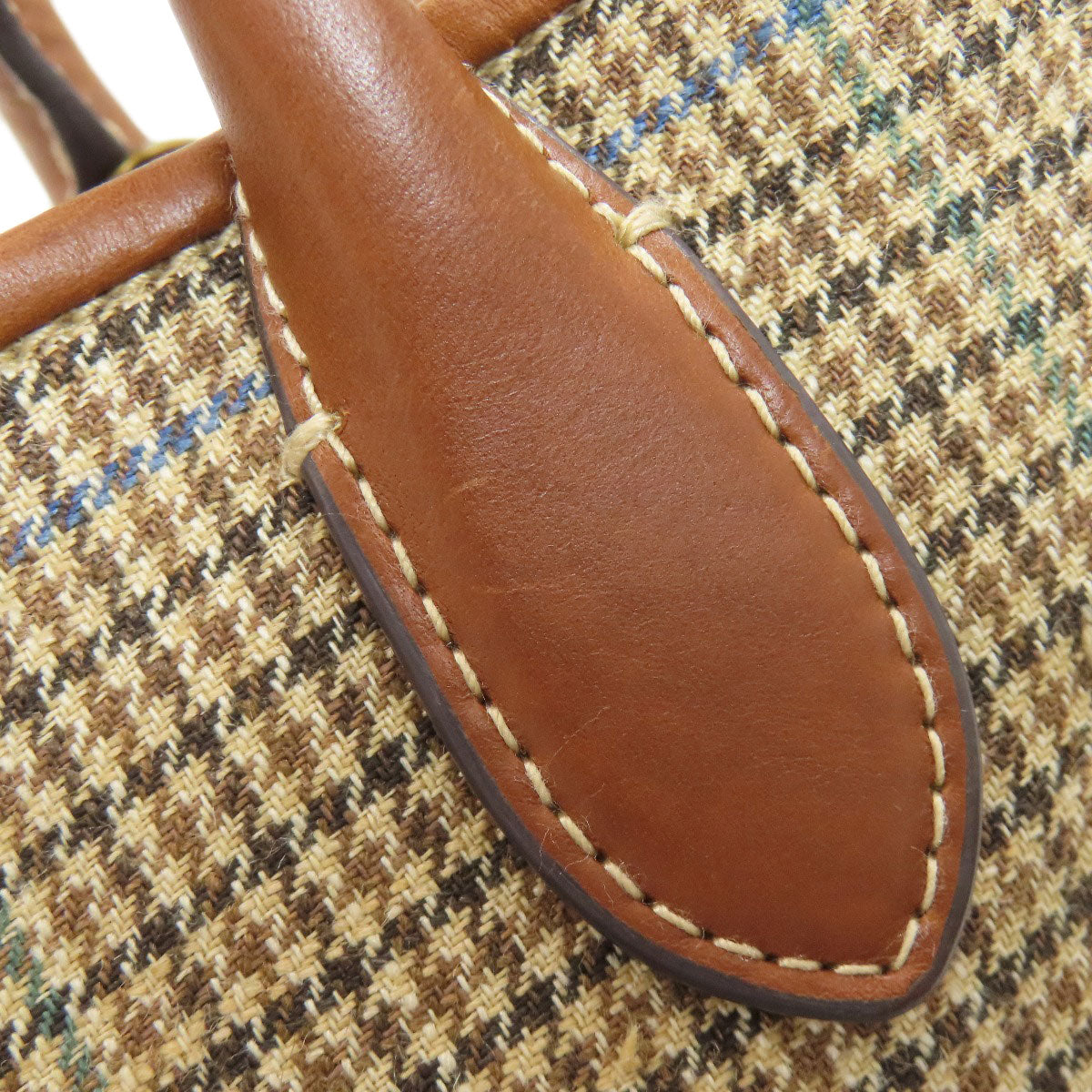 POLO RALPH LAUREN Mini Bellport 2WAY Handbag Canvas LeatherLadies [Used]