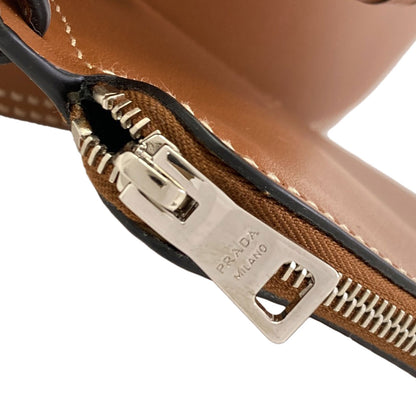 PRADA 1BE050 Tambour Bucket Shoulder Bag Calf Ladies [Used]