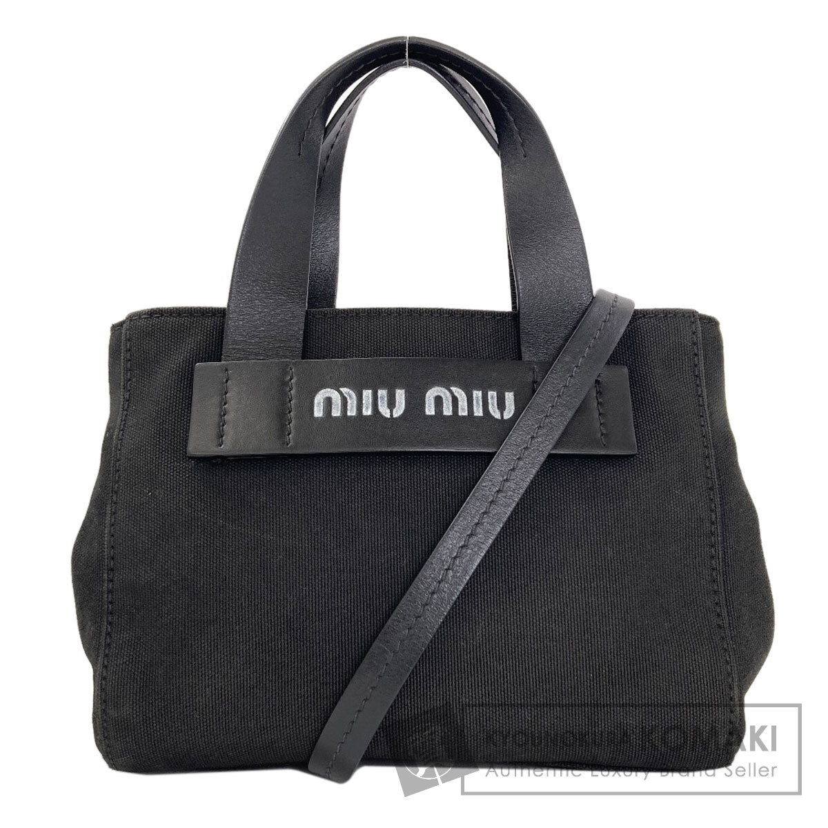 MIUMIU 2WAY Handbag Canvas Ladies [Used]