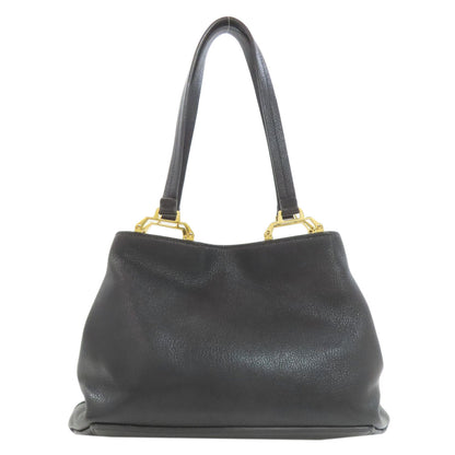 MIUMIU 5BG025 Madras Tote Bag Leather Ladies [Used]