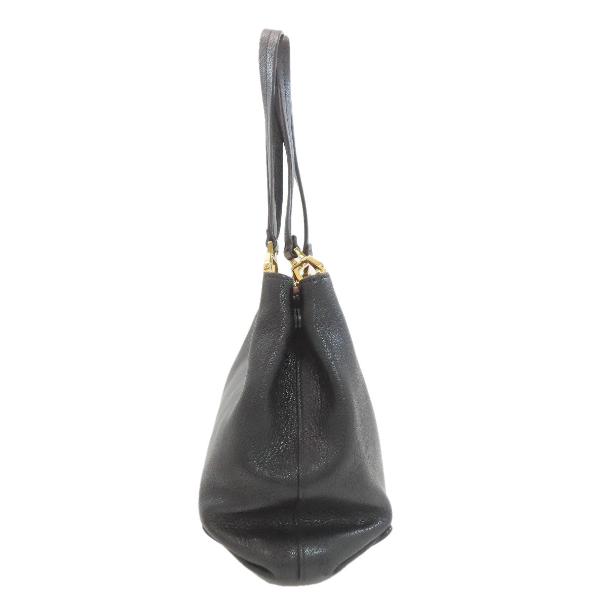 MIUMIU 5BG025 Madras Tote Bag Leather Ladies [Used]