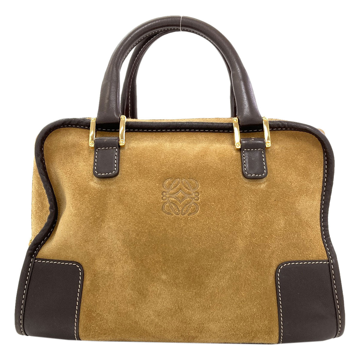 LOEWE Amazona Handbag Suede Ladies [Used]