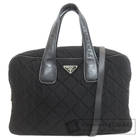 PRADA Quilting 2WAY Handbag Cotton canvas Ladies [Used]