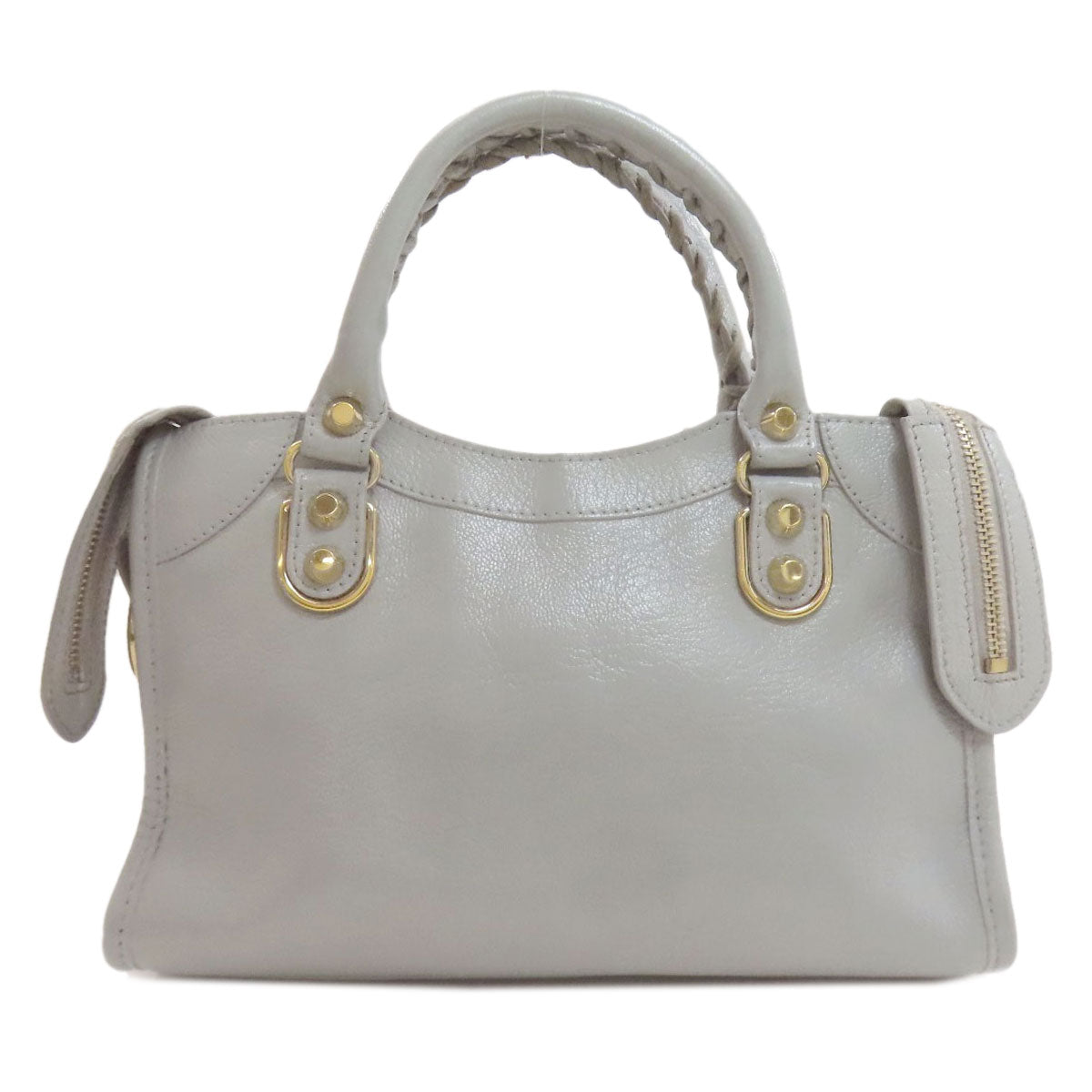 BALENCIAGA 300295 Classic Mini City 2WAY Handbag Calf Ladies [Used]